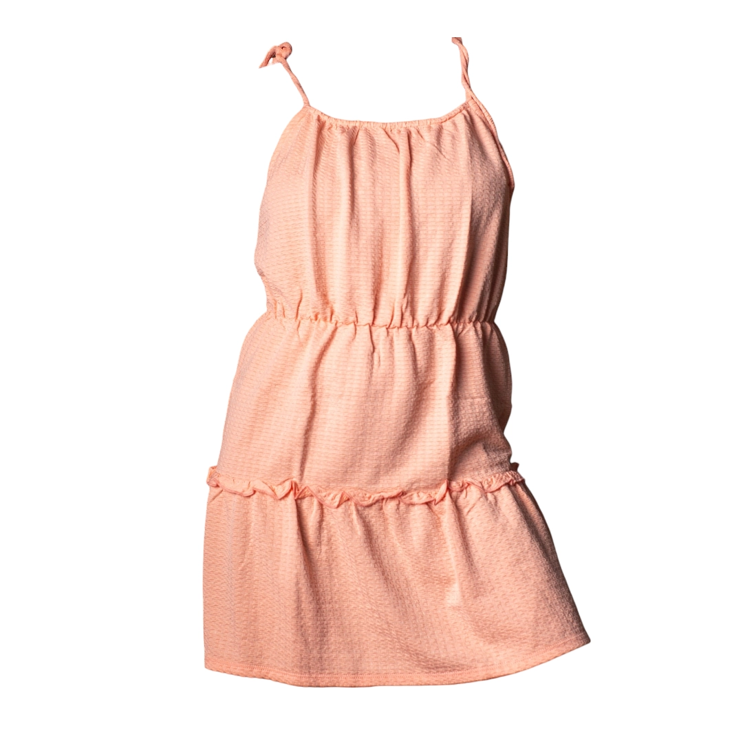 Peach sleeveless dress
