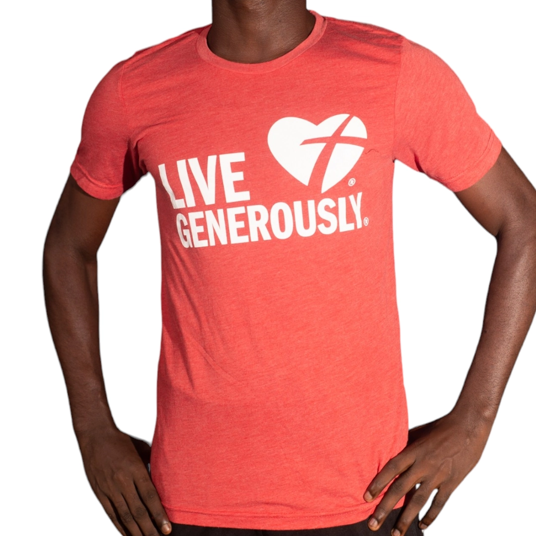 Live Generously Red Shirt